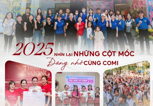 NHÌN LẠI 2025 NHỮNG CỘT MỐC ĐÁNG NHỚ CÙNG COMI